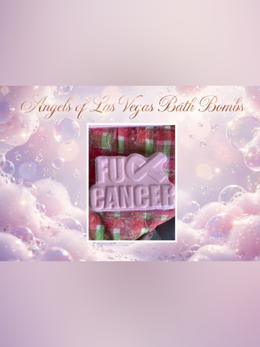 Angels of Las Vegas Bath Bombs - Love Spell - F Cancer Edition